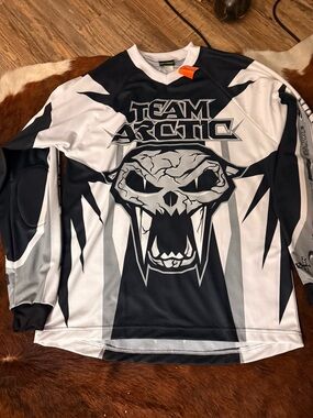 Team Arctic Cat Men’s Black & White Graphic Jersey